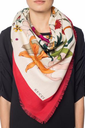 Floral motif shawl, zdjęcie 2 Floral motif shawl od Gucci